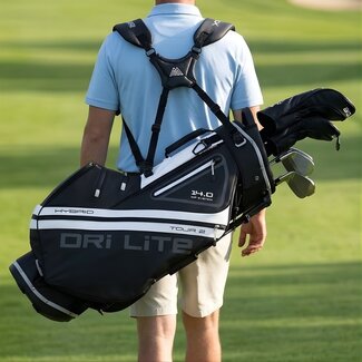 Big Max Golf Big Max Dri Lite Hybrid Tour 2 Standbag zwart wit
