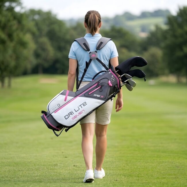 Big Max Dri Lite Seven G Stand Bag Charcoal Fuchsia
