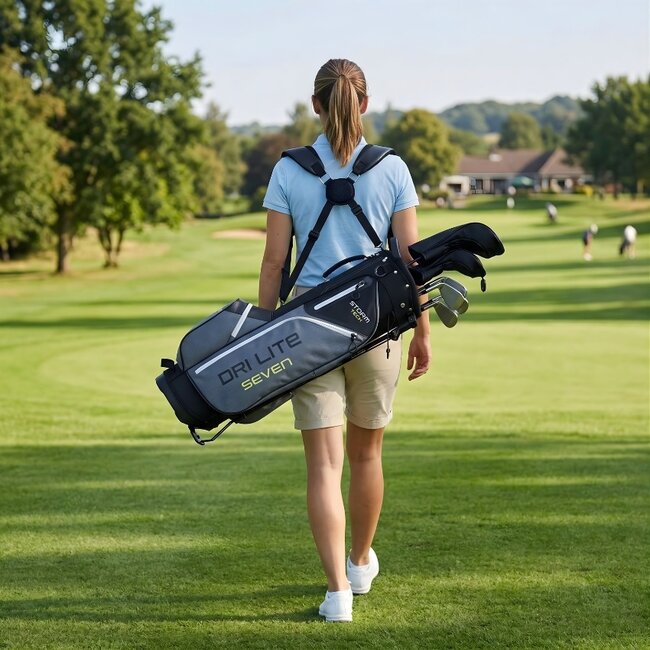 Big Max Dri Lite Seven G Standbag Silver Lime