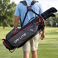 Big Max Dri Lite Seven G Standbag Black Red