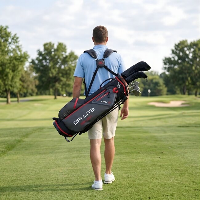 Big Max Dri Lite Seven G Stand Bag Zwart rood