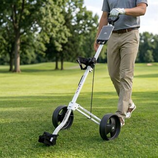 Big Max Golf Big Max Basic Golftrolley met 2 wielen wit