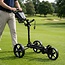 Fastfold Compact+ 3 wheel trolley zwart