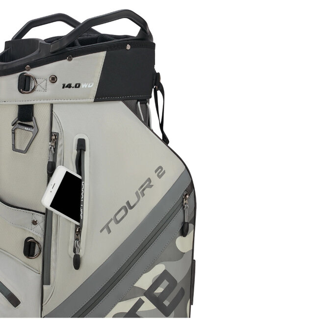 Big Max Drilite Tour 2 cart bag grijs camo off white