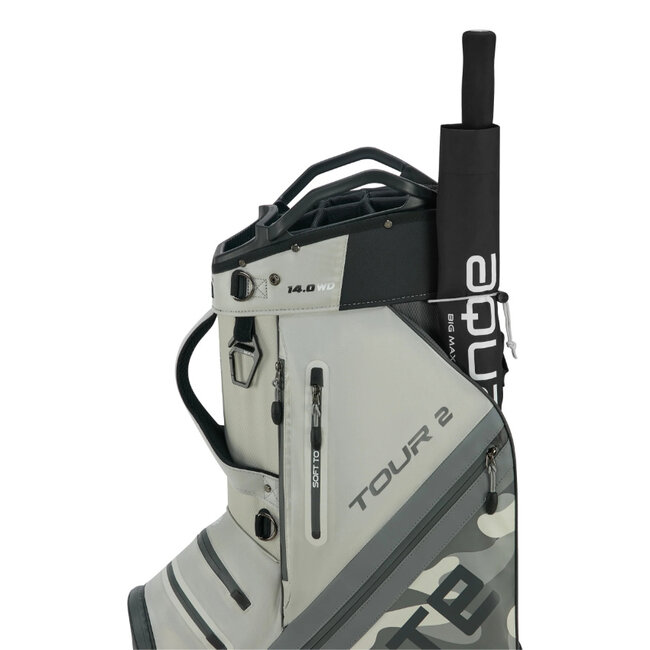 Big Max Drilite Tour 2 cart bag grijs camo off white