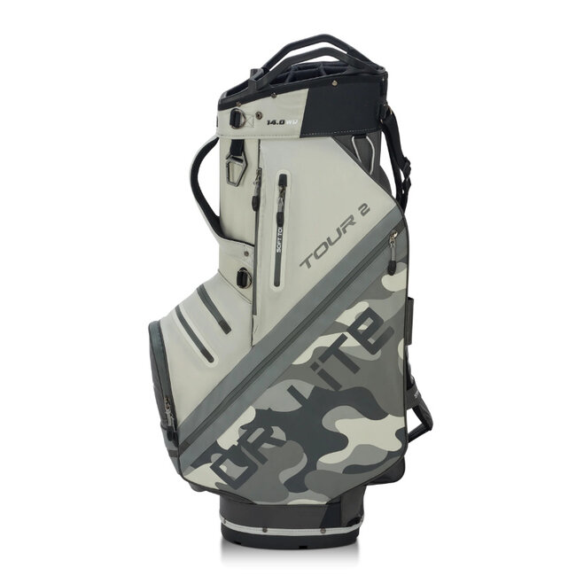 Big Max Drilite Tour 2 cart bag grijs camo off white