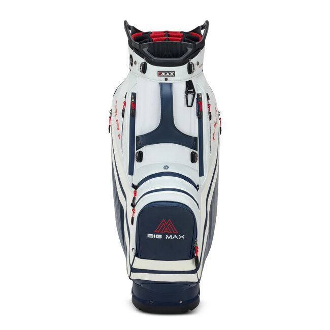 Big Max Drilite Tour 2 cart bag wit rood navy