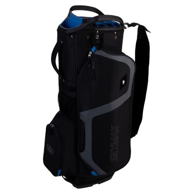 Skymax Cartbag 9,5 Inch zwart blauw grijs