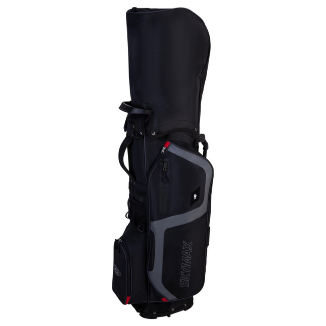 Skymax Stand Bag 9 inch lichtgewicht zwart rood grijs