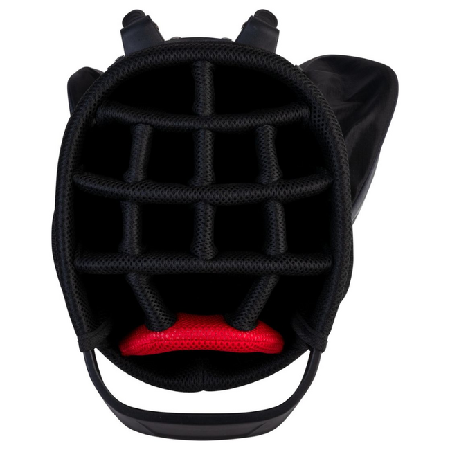 Skymax Stand Bag 9 inch lichtgewicht zwart rood grijs