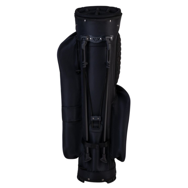 Skymax Stand Bag 9 inch lichtgewicht standbag zwart blauw grijs met 14-vaks en 7 vakken