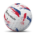 TaylorMade SpeedSoft ink blauw rood golfbal