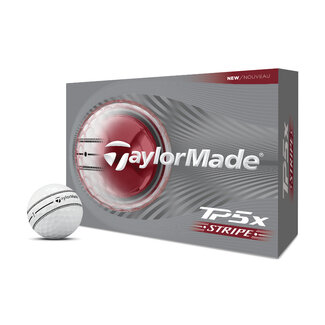 TaylorMade TaylorMade TP5X Stripe 2026 golfbal wit