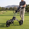 Fastfold Flex 360 3 Wheel Trolley Grey Black