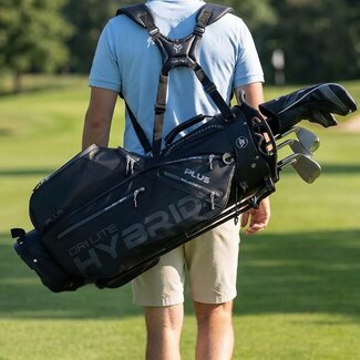Big Max Golf Big Max Dri Lite Hybrid plus Standbag zwart