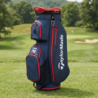 TaylorMade TaylorMade Pro Cart Bag Navy Rood