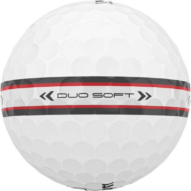 Wilson Duo Soft golfbal Wit Track 360° voordeelbundel – 4 dozen golfballen