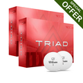 Wilson Triad golfbal wit voordeelbundel – 2 dozen golfballen