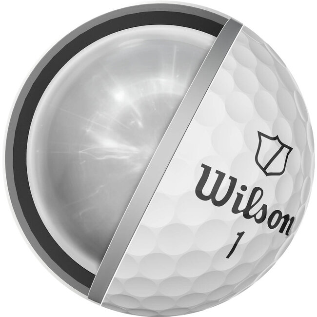 Wilson Staf Model golfbal wit voordeelbundel – 2 dozen golfballen
