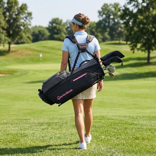 TaylorMade FlexTech Crossover Stand Bag Grijs roze