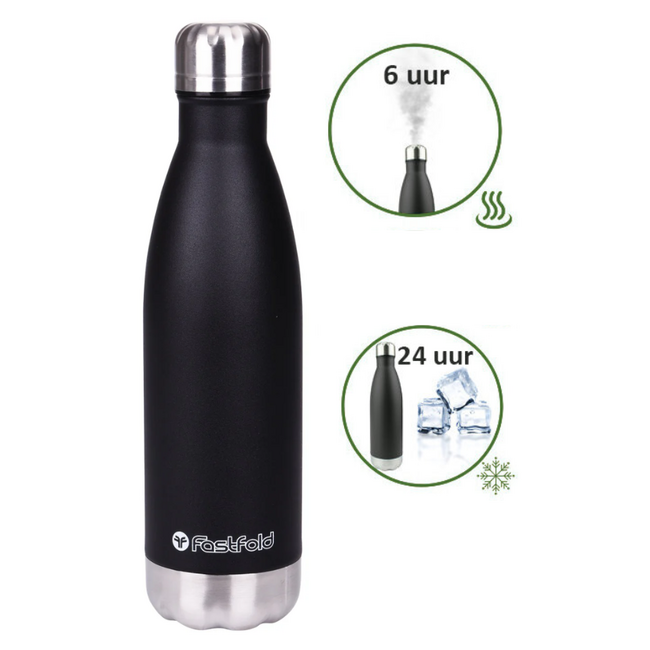 Fastfold Aluminium Bottle 500 ml thermosfles