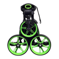 Fastfold Flat 3-wiel golftrolley zwart groen