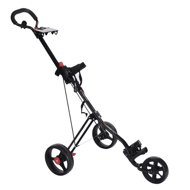 Fastfold Trimaster Golftrolley met 3 wielen zwart