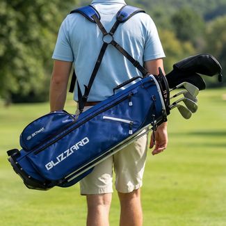Skymax Golf Skymax standbag 7 inch Blizzard navy grijs