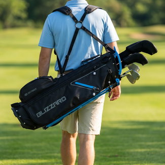 Skymax Golf Skymax standbag 7 inch Blizzard black blue