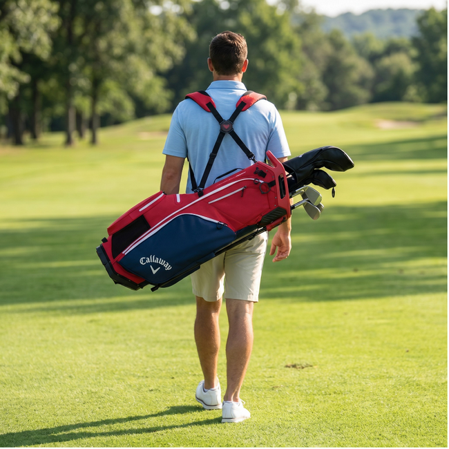 Callaway Fairway 14 Hyper Dry Stand Bag rood wit