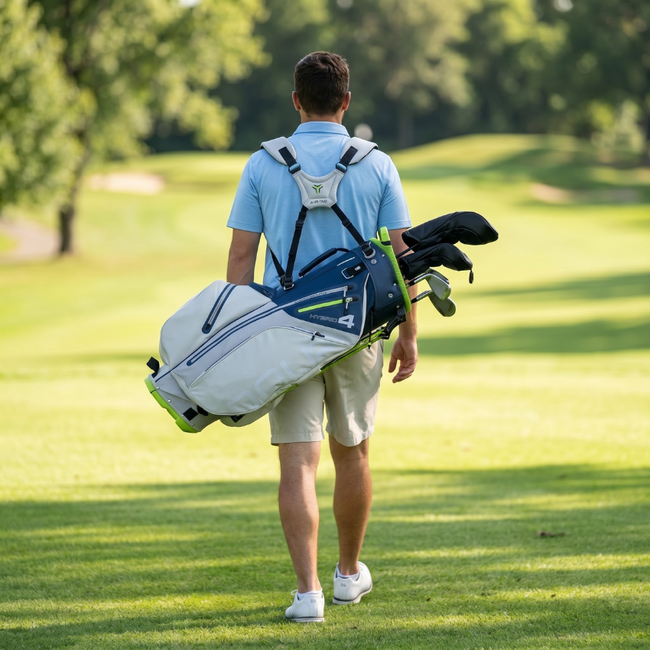 Big Max Aqua Hybrid 4 Stand Bag navy grijs