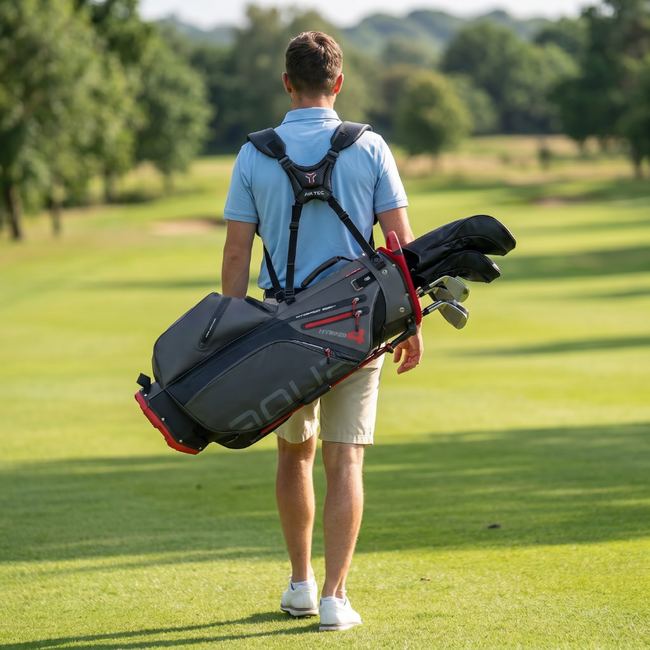 Big Max Aqua Hybrid 4 Stand Bag zwart charcoal