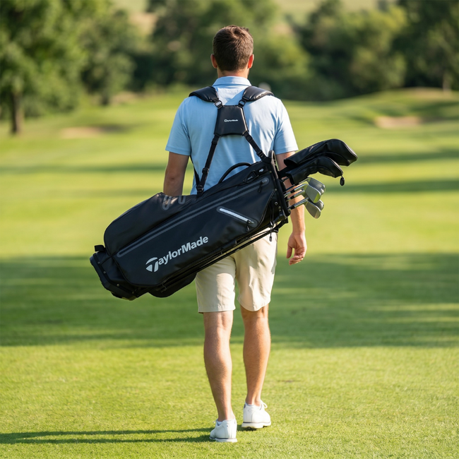 TaylorMade FlexTech Waterproof Stand Bag Zwart