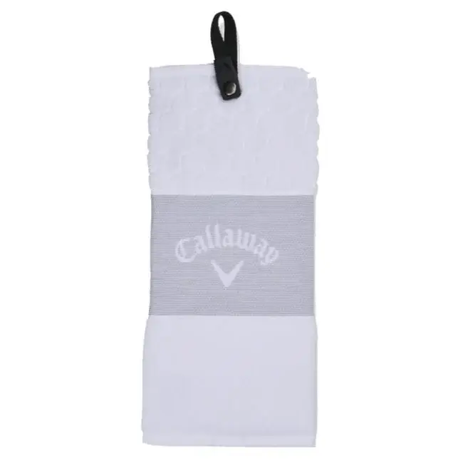 Callaway witte golf cadeauset met pet handdoek en borstel