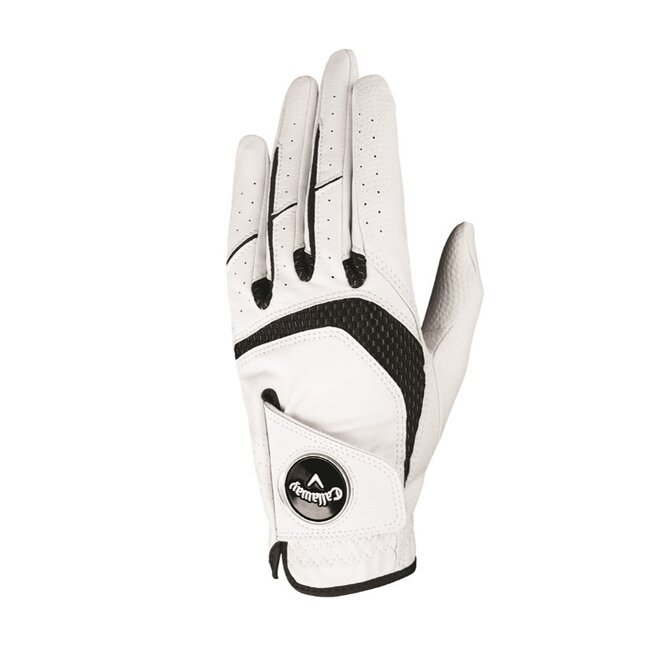 Callaway Syntech synthetische golfhandschoen wit links of rechts