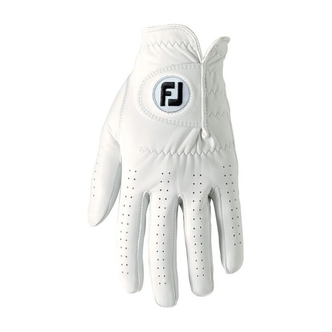 FootJoy CabrettaSof premium leren golfhandschoen wit