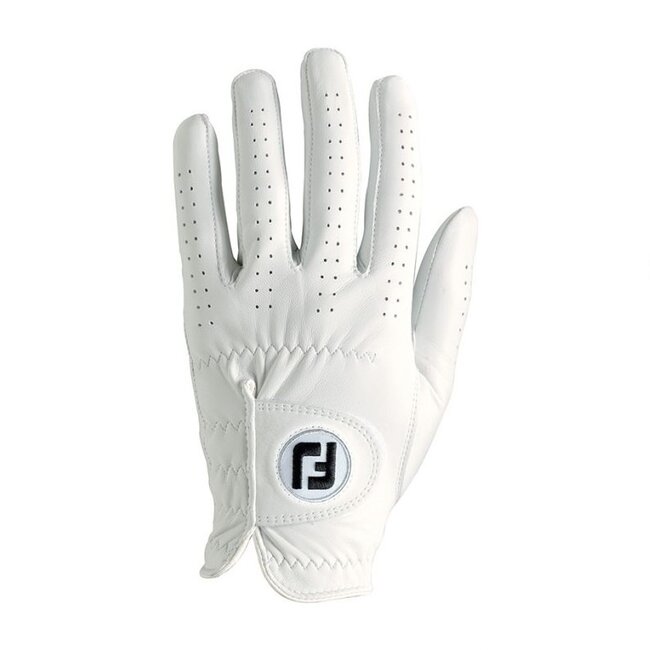 FootJoy CabrettaSof premium leren golfhandschoen wit