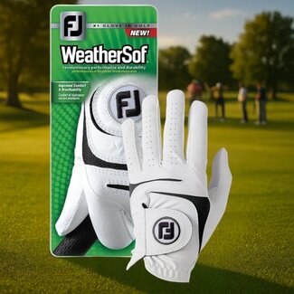 Footjoy FootJoy WeatherSof golfhandschoen wit
