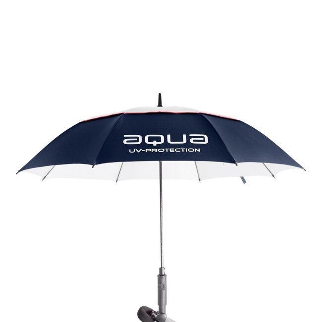BIG MAX Aqua UV Golfparaplu Blauw Wit met UV 50+ Bescherming