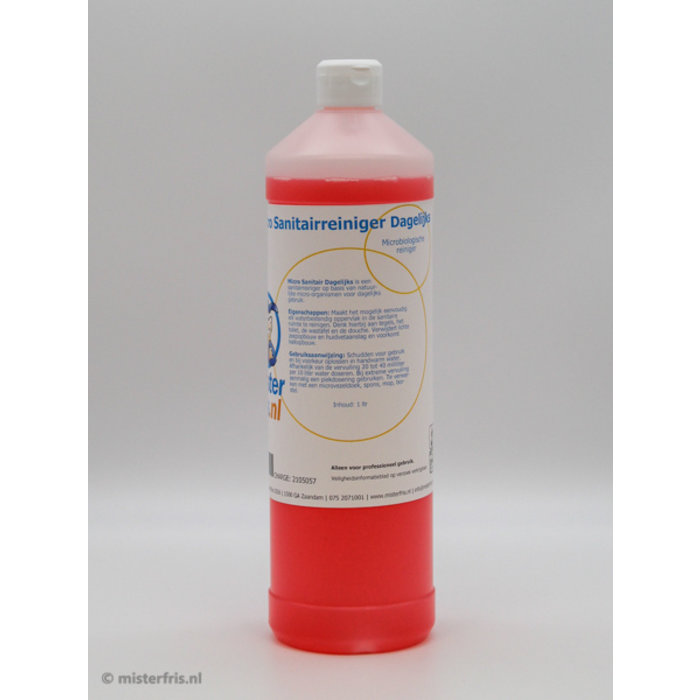 Misterfris MF Micro Santairreiniger dagelijks 1 Liter