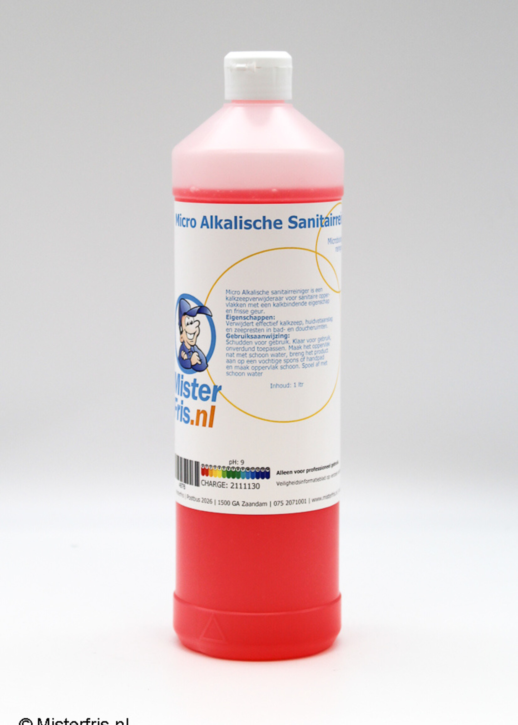 Misterfris MF Micro Sanitairreiniger Alkalisch Periodiek 1 liter