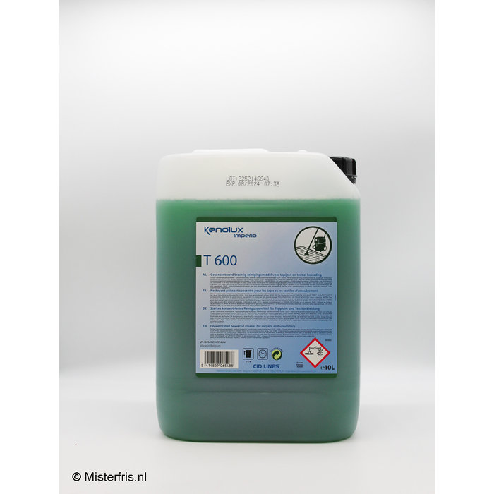 Cidlines Kenolux Kenolux T600 Tapijt en Textielreiniger 10 Liter