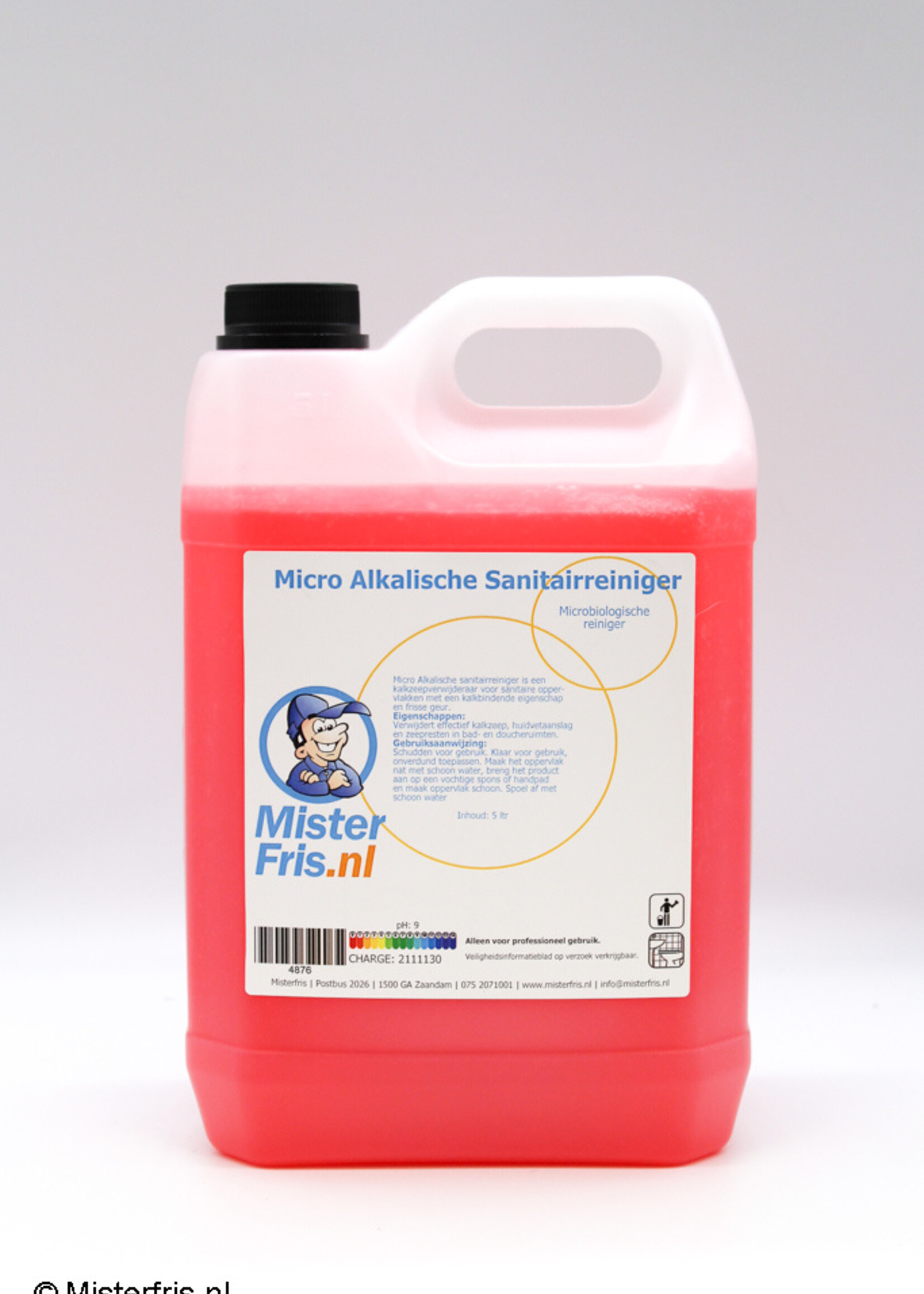 Misterfris MF Micro Sanitairreiniger Alkalisch Periodiek 5 liter