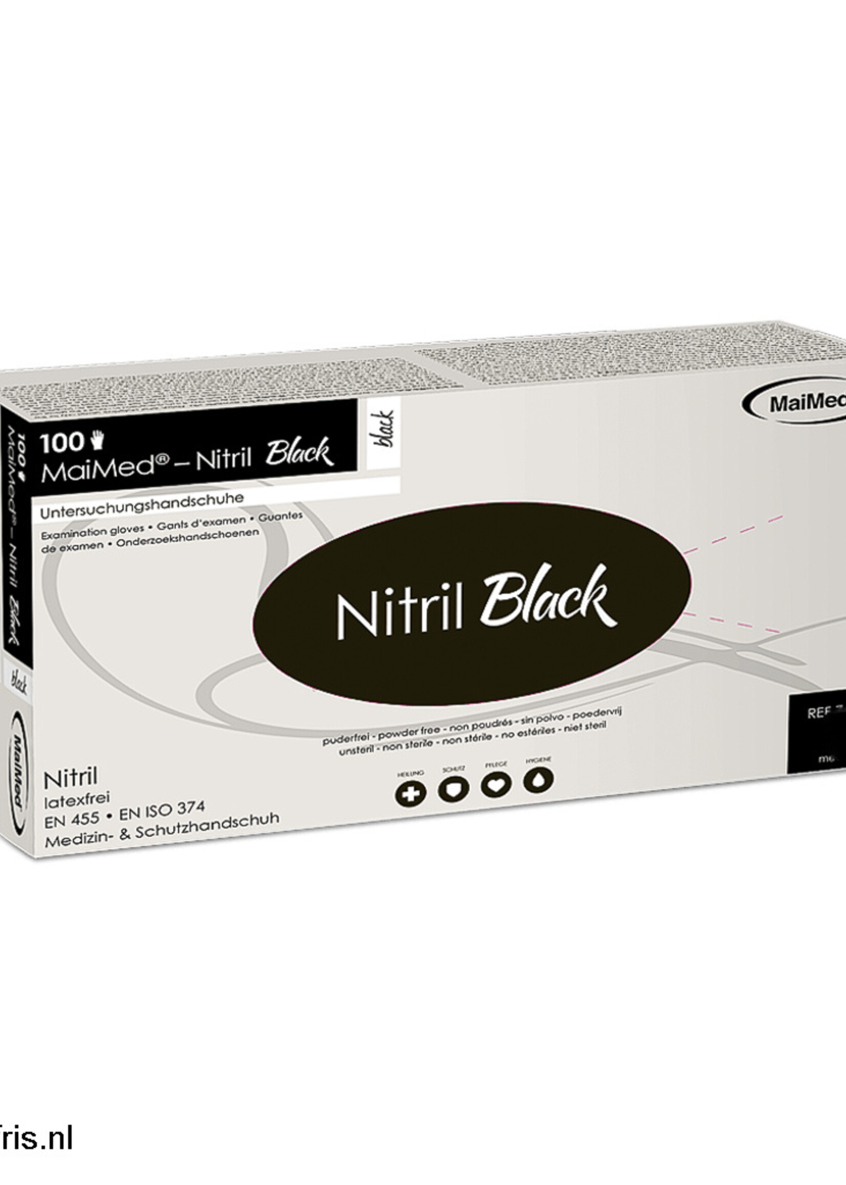 MaiMed MaiMed Handschoenen Soft-Nitrile Zwart L