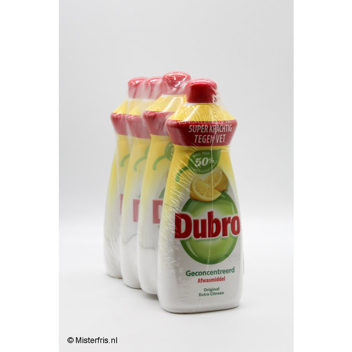 Dubro DUBRO Afwasmiddel Extra Citroen 4 x 550ml