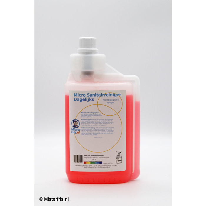 Misterfris MF Micro Santairreiniger Dagelijks Doseerfles