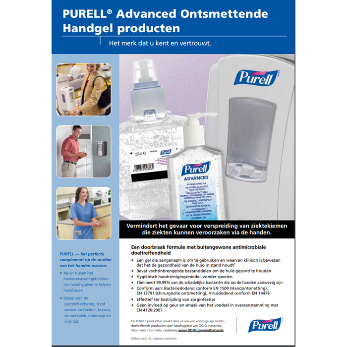Purrel LTX Purell Dispenser No-Touch Wit 700ml