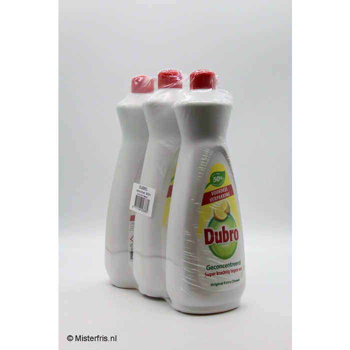 Dubro DUBRO Afwasmiddel Extra Citroen 3 x 900 ml