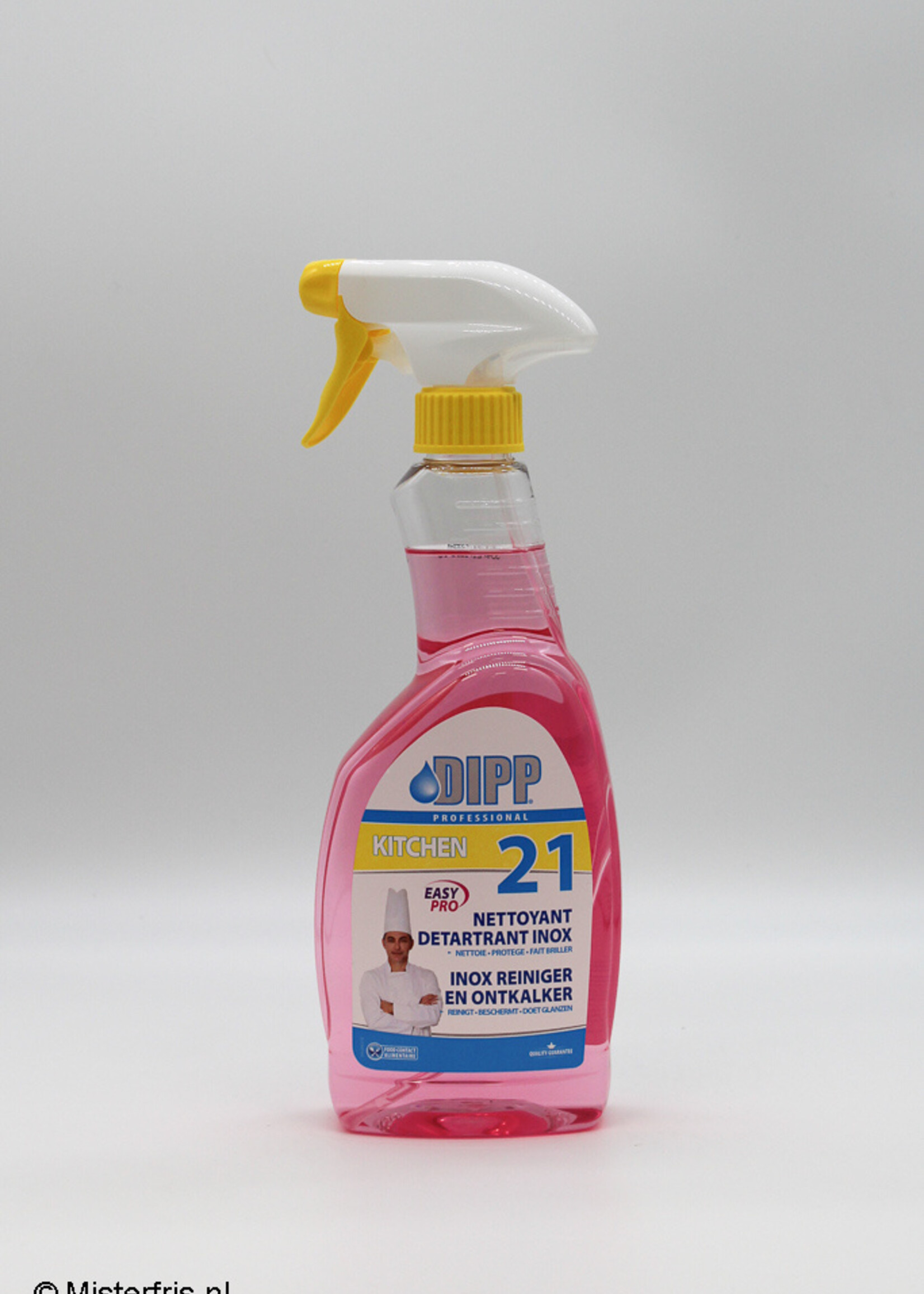 Dipp Professional DIPP 21 - RVS Reiniger en ontkalker Easy PRO 500 ml Spray