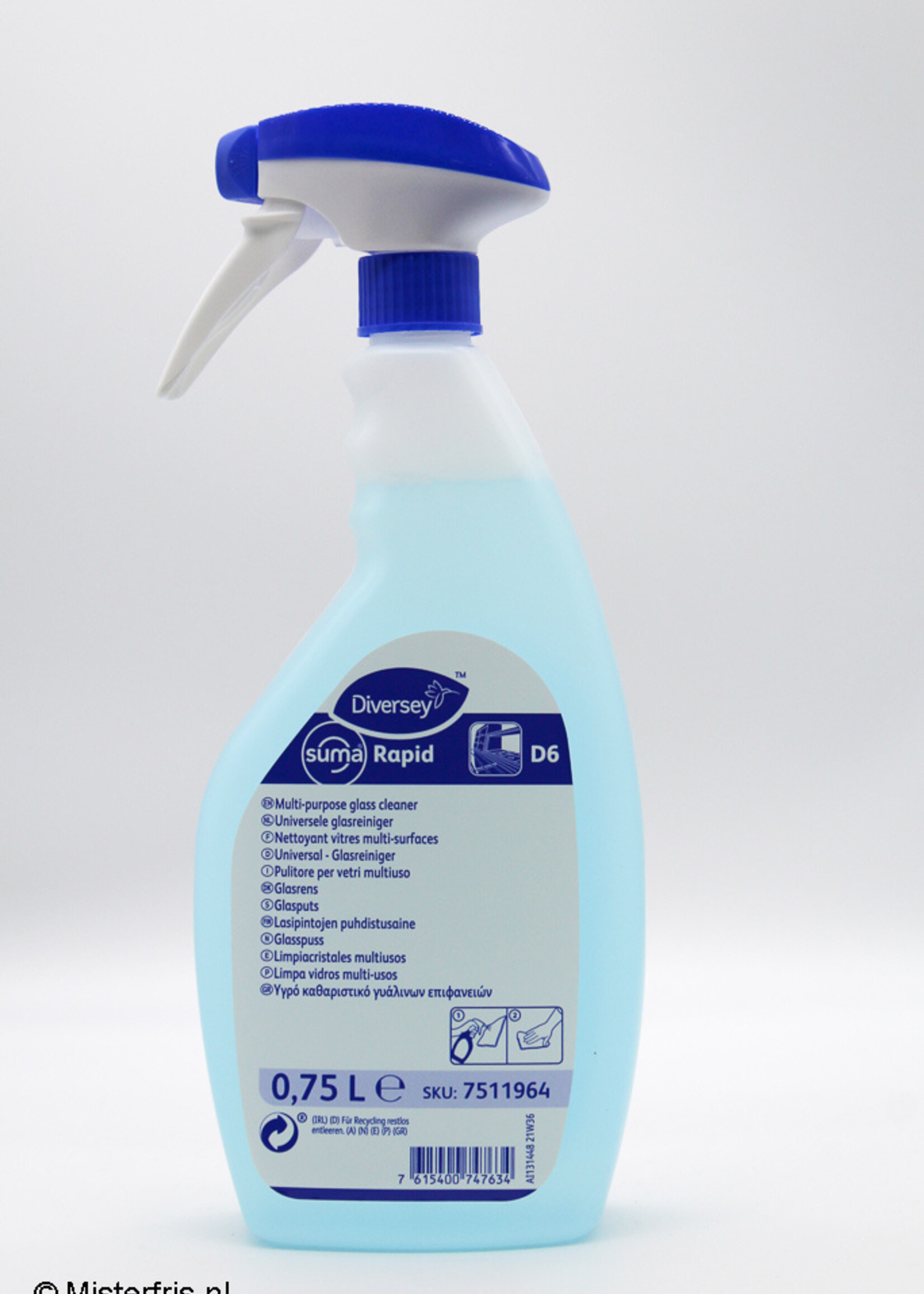 Diversey Suma Rapid D6 Glasreiniger